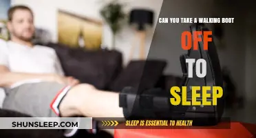 Walking Boot: Sleep with It or Without It?