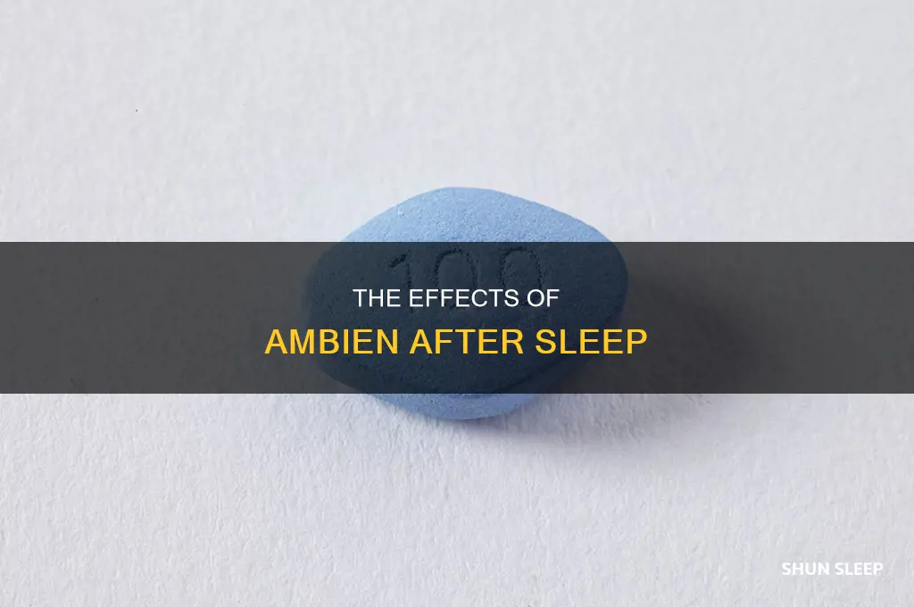 can you take ambien after sleeping