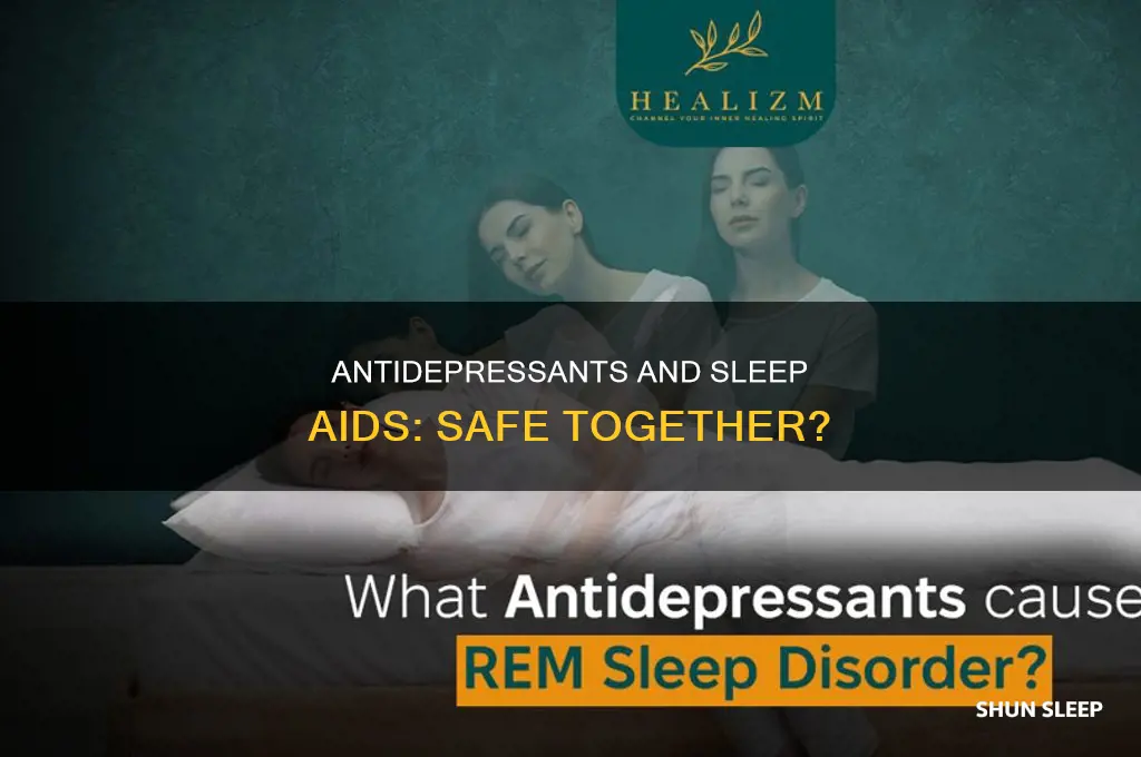 can you take antidepressant and sleep aid