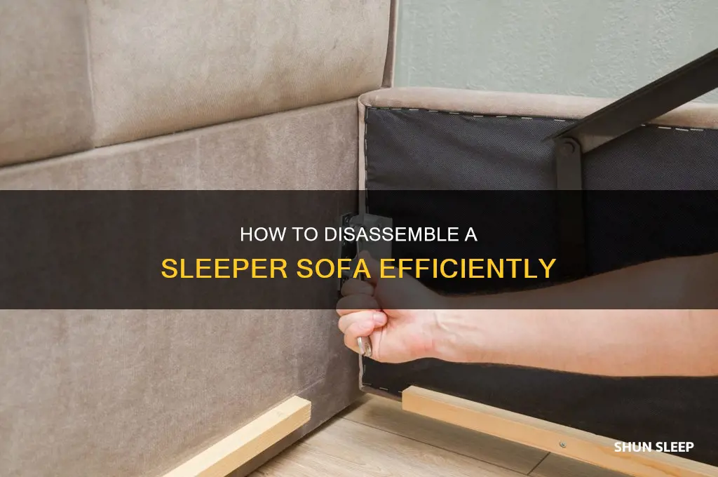 can you take apart a sleeper sofa