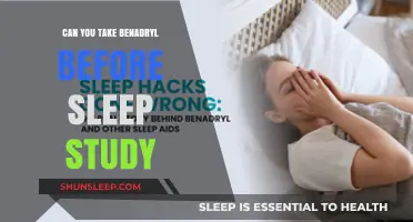 Benadryl Before Sleep Study: What You Need to Know