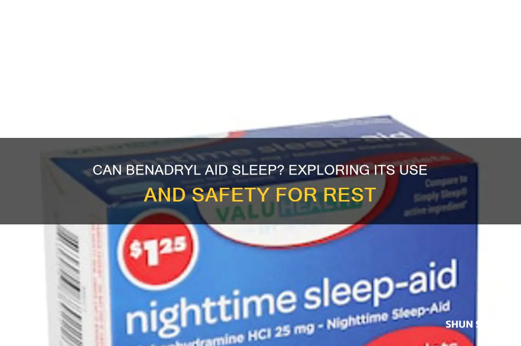 can you take bendryl to help sleep