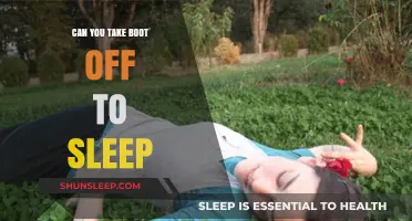 How to Sleep Comfortably with a Boot On