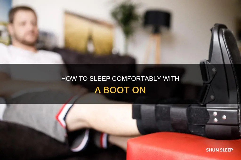 can you take boot off to sleep