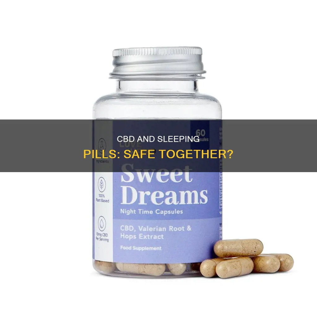 can you take cbd and sleeping pills
