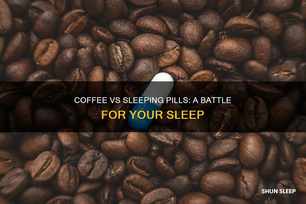 can you take coffee to counter sleeping pills