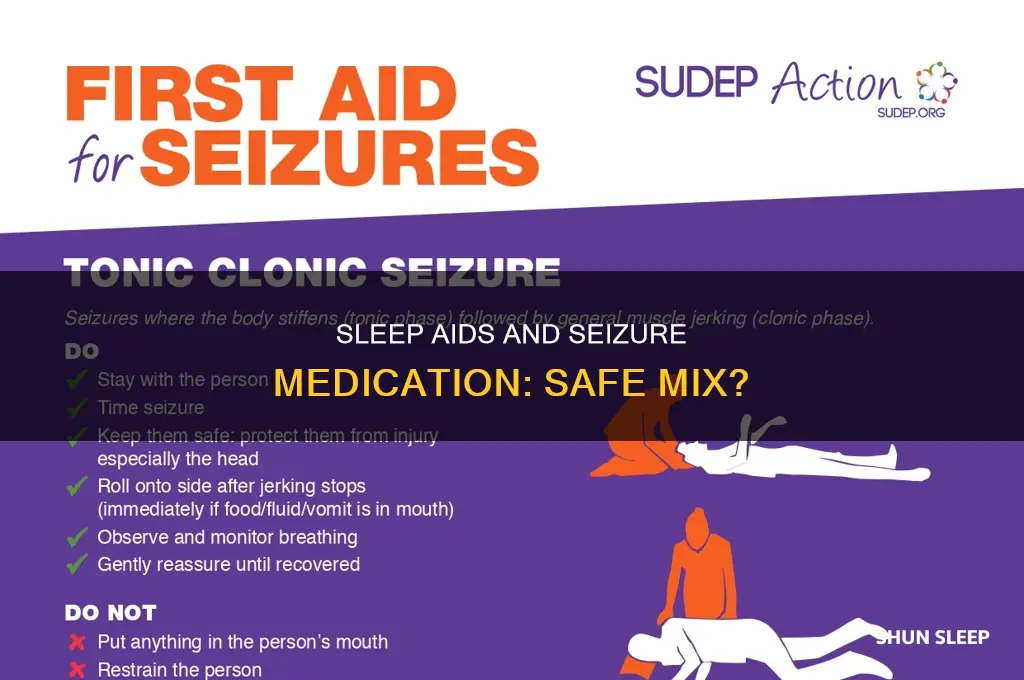can you take equate nighttime sleep aid with seizure medication
