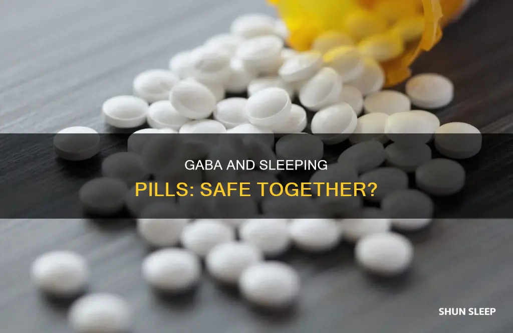 can you take gaba with sleeping pills