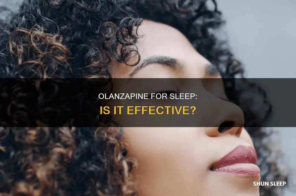 can you take olanzapine for sleep