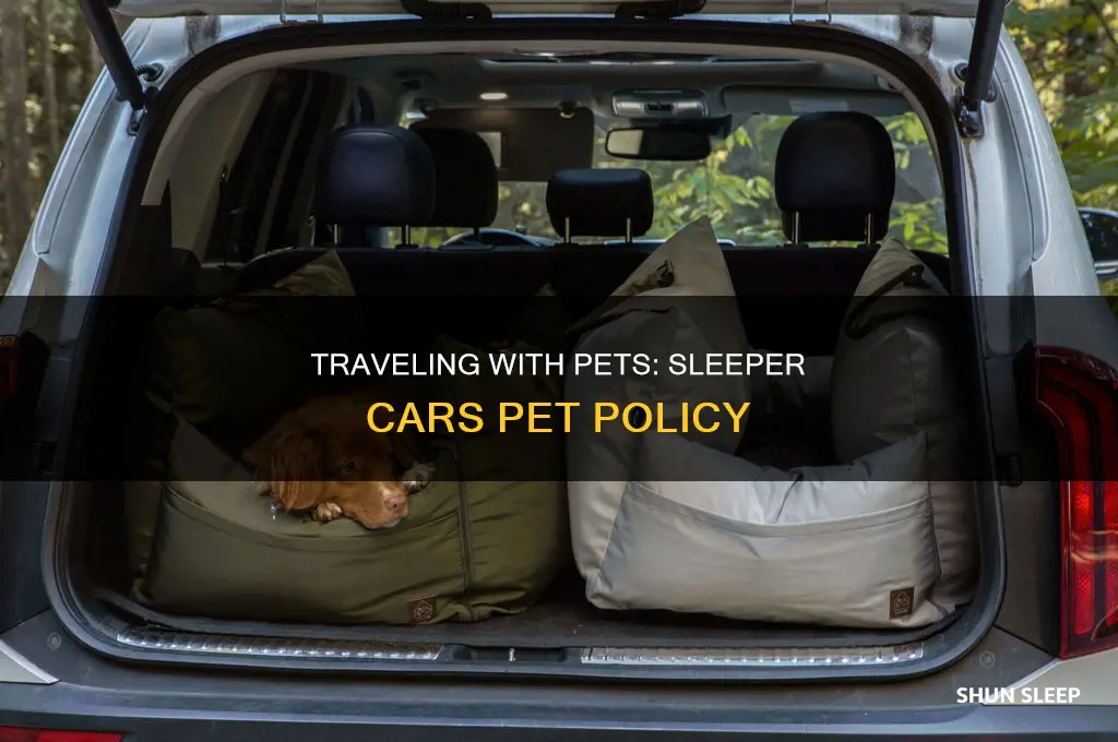 can you take pets in sleeper cars