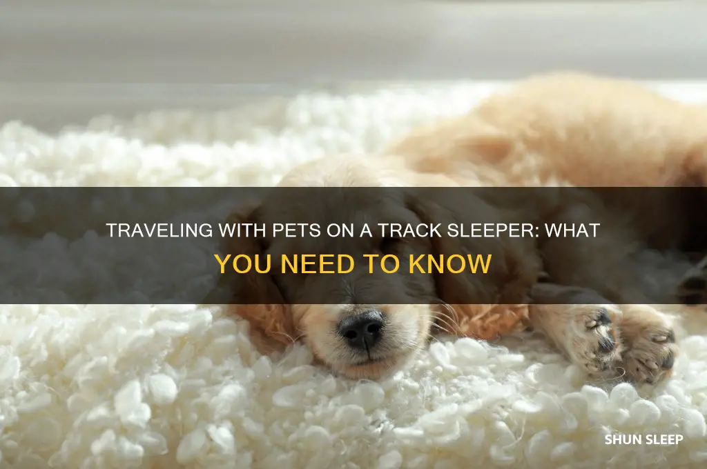 can you take pets on a a track sleeper