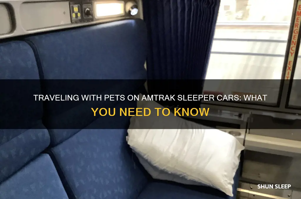 can you take pets on amtrak sleeper car