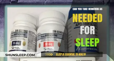 Remeron for Sleep: Safe to Take as Needed?