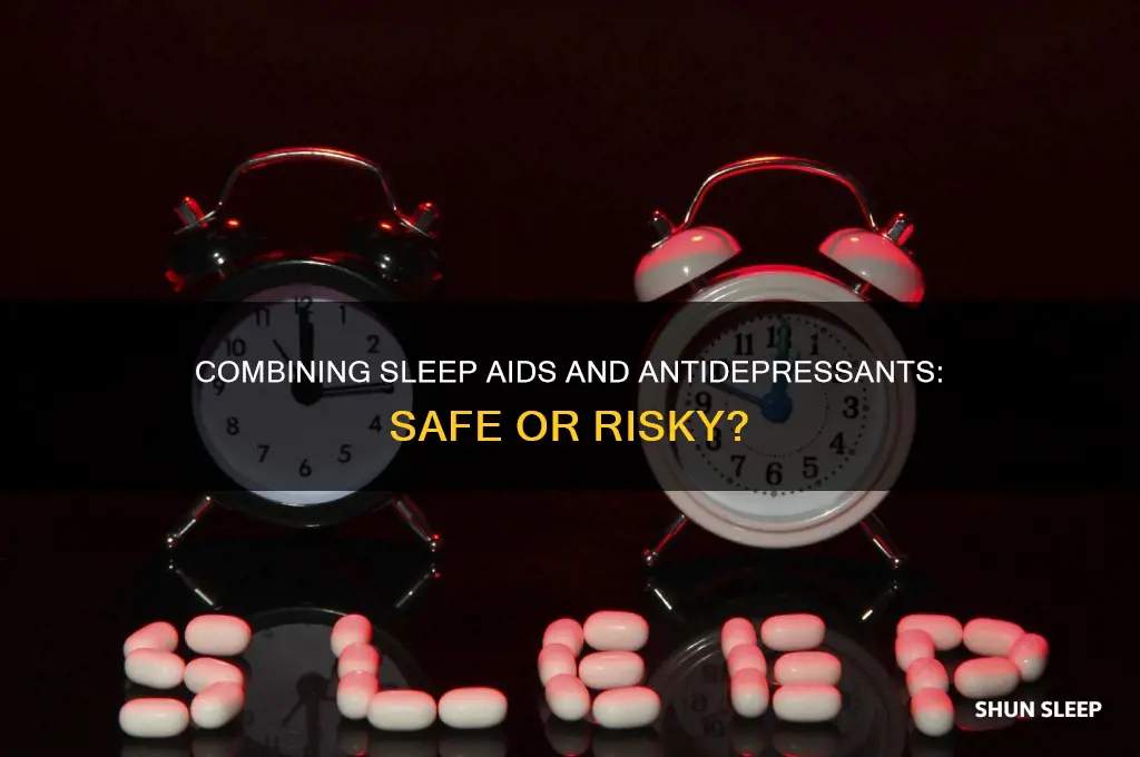 can you take sleep aids with antidepressants