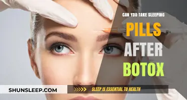 Botox and Sleep: Safe to Take Pills?