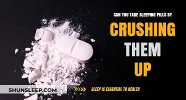 Should You Crush Sleeping Pills?