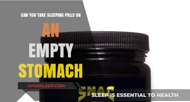 Sleeping Pills: Empty Stomach, Safe or Not?