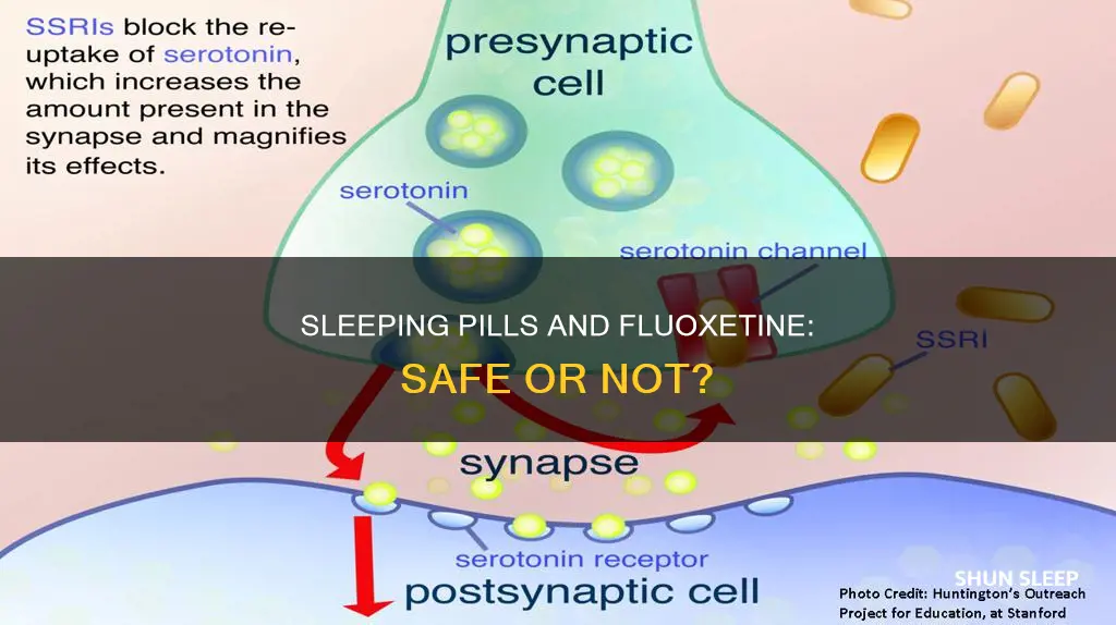 can you take sleeping pills with fluoxetine