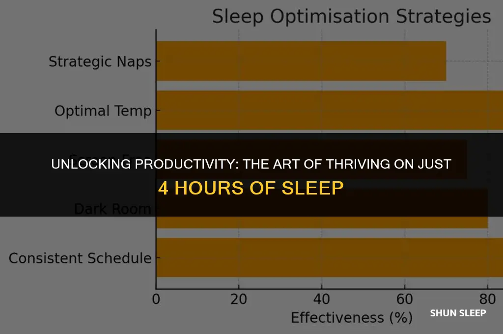 can you thrive on 4 hours of sleep