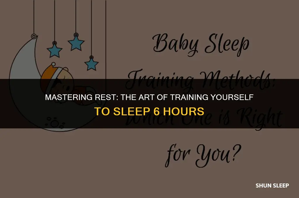 can you train yourself to sleep 6 hours