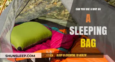 Bivy as a Sleeping Bag: A Good Idea?