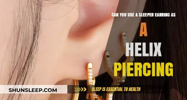 Sleeper Earrings: Perfect for Helix Piercings?