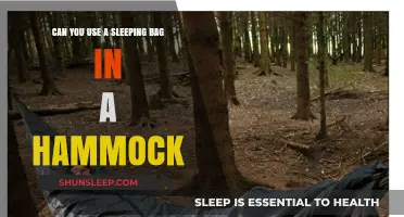 Using a Sleeping Bag in a Hammock: A Good Idea?