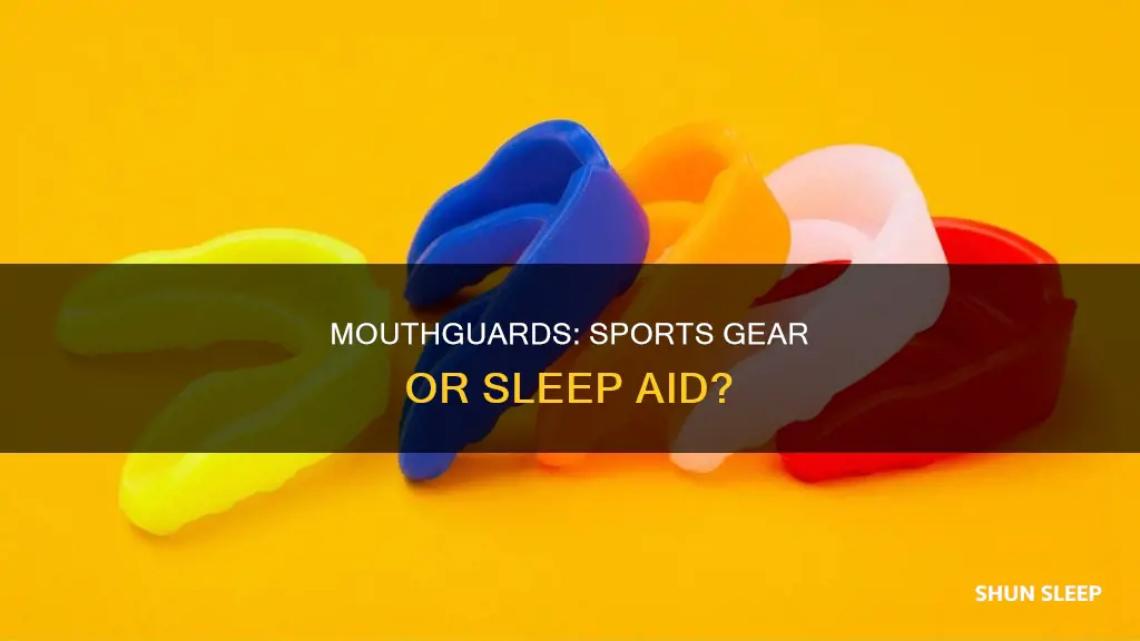 can you use a sports mouthguard for sleeping