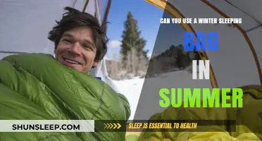 Using Winter Sleeping Bags in Summer: Good Idea?