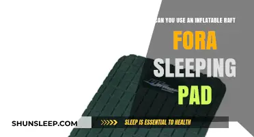 Inflatable Rafts: A Sleeping Pad Alternative?