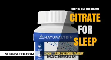 Magnesium Citrate: A Natural Sleep Aid?