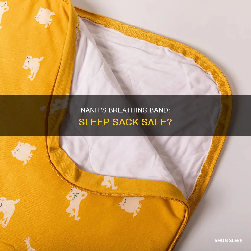 can you use nanit breathing band over sleep sack