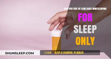 Mirtazapine for Sleep: Low Dose, Big Impact?