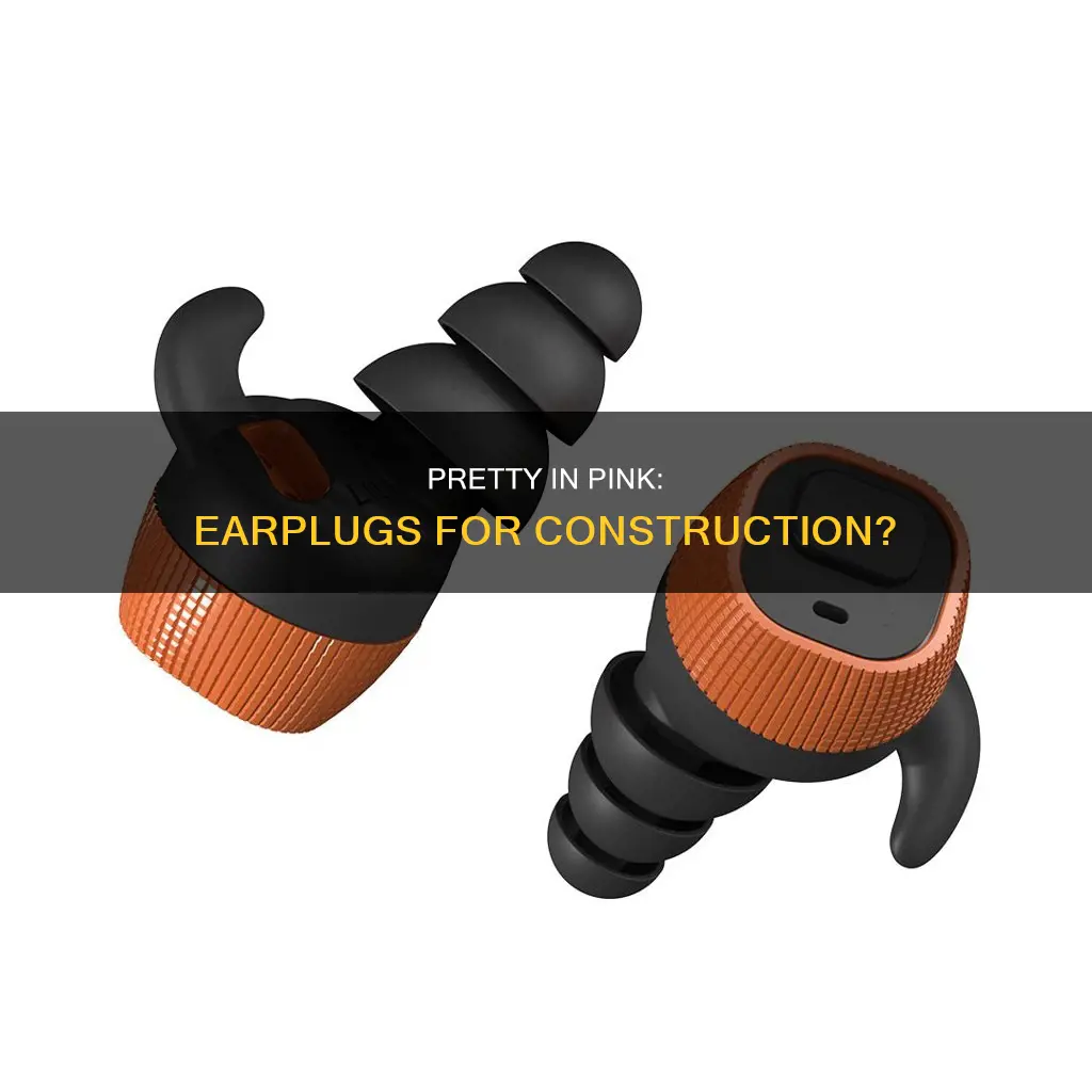 can you use sleep pretty in pink earplugs for construction