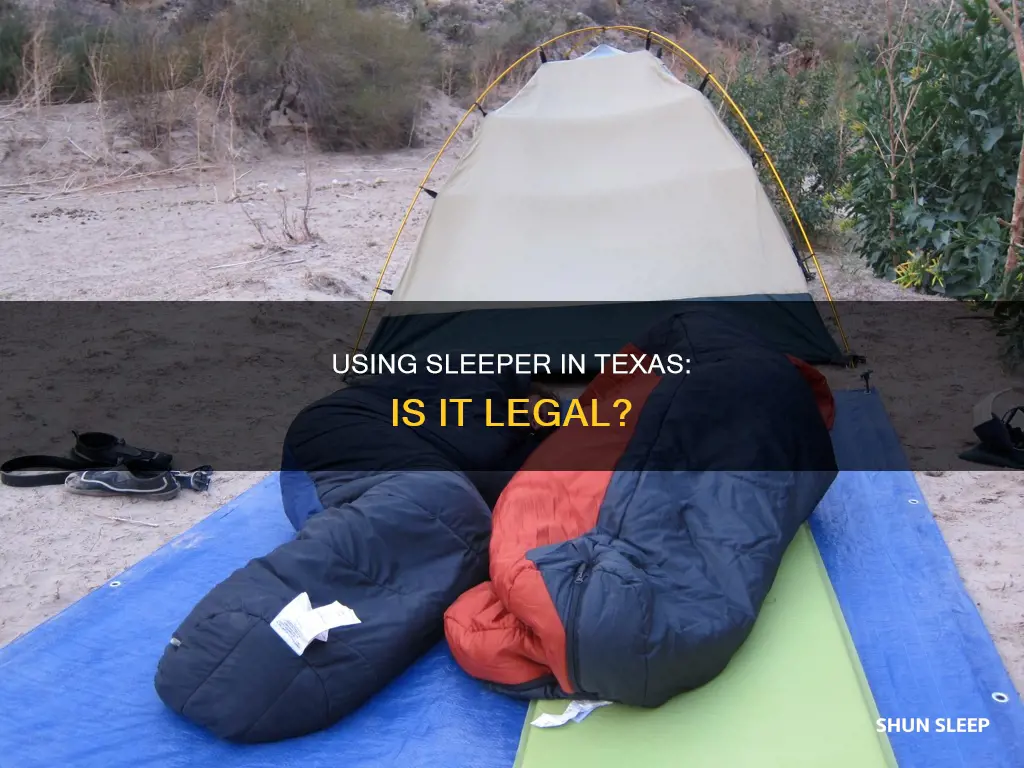 can you use sleeper in texas