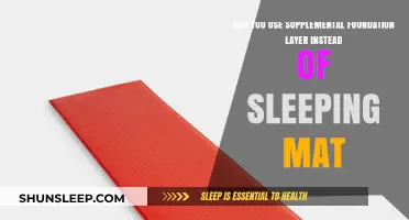 Supplemental Foundation Layers: A Cozy Alternative to Sleeping Mats?