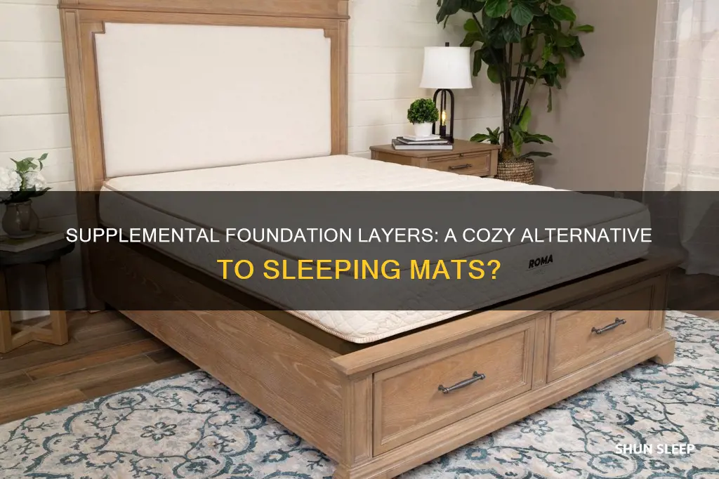 can you use supplemental foundation layer instead of sleeping mat