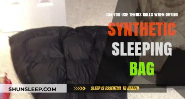 Drying Sleeping Bags: Tennis Balls to the Rescue