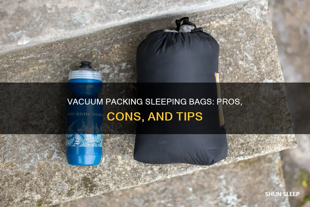 can you vacuum pack sleeping bags