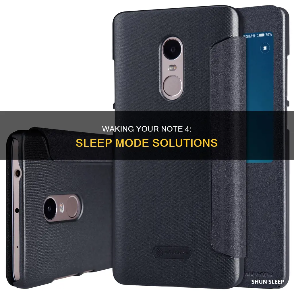 can you wake note 4 from sleep