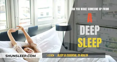 Deep Sleep: Can We Gently Awaken Someone?