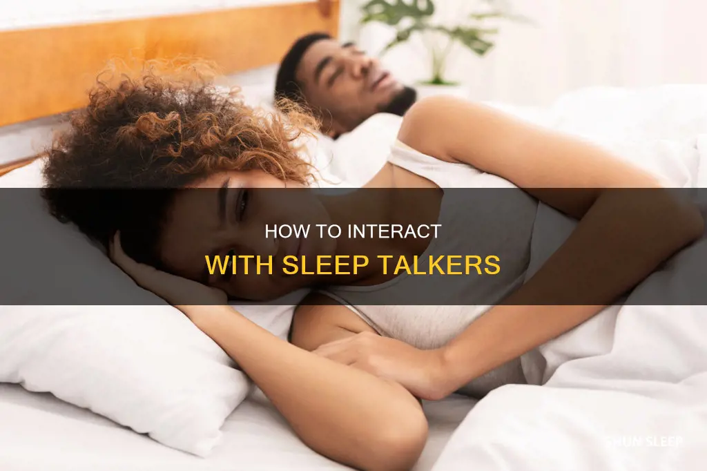 can you wake up a sleep talker