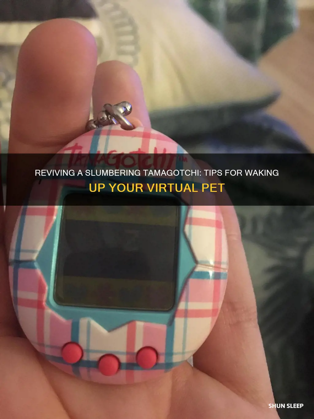 can you wake up a sleeping tamagotchi