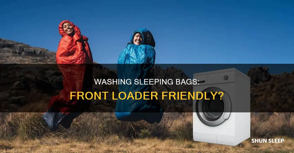 can you wash a sleeping bag in samsung front loader