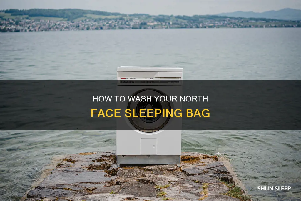can you wash a the north face synthetic sleeping bag