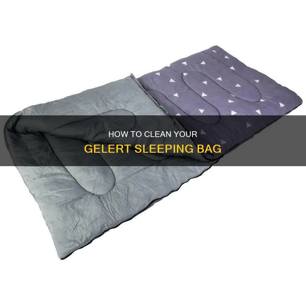 can you wash gelert sleeping bags