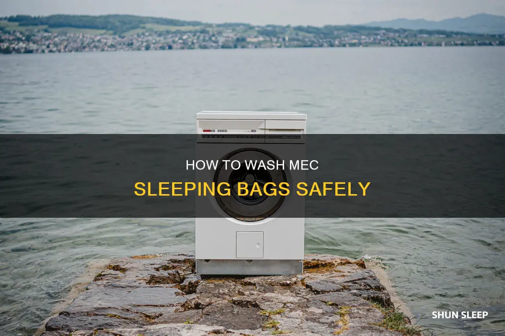 can you wash mec sleeping bags
