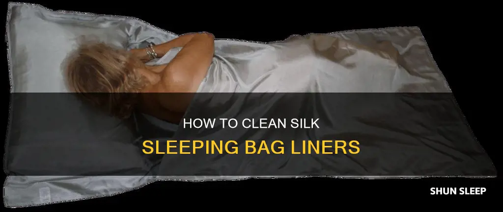 can you wash silk sleeping bag liners