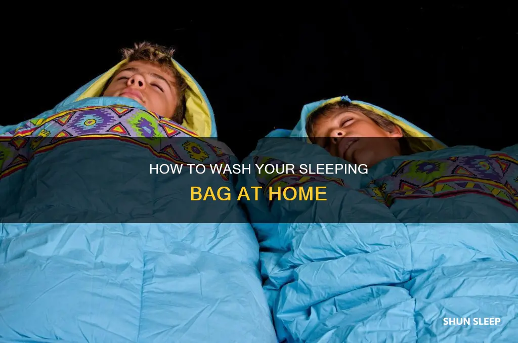 can you wash sleeping bags uk