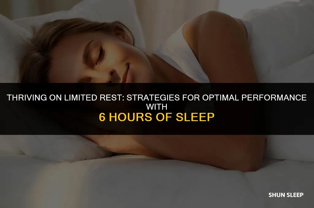 can you work on 6 hours of sleep